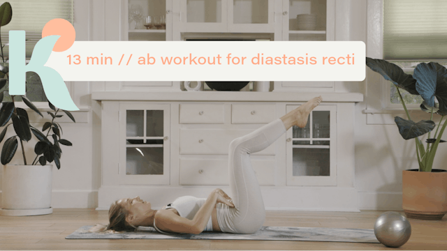 13 Minute Ab Workout for Diastasis Recti