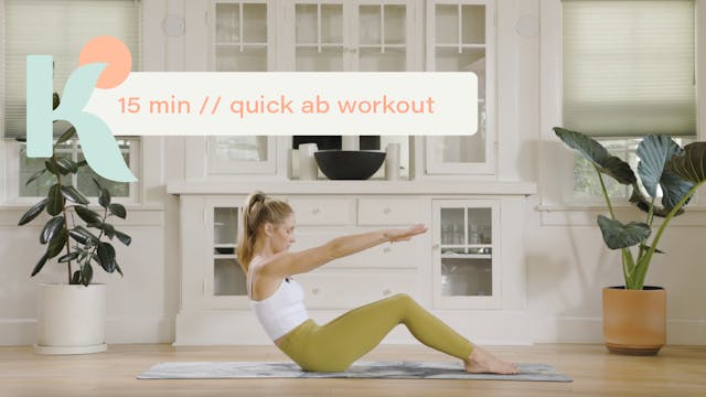 15 Minute Quick Ab Workout