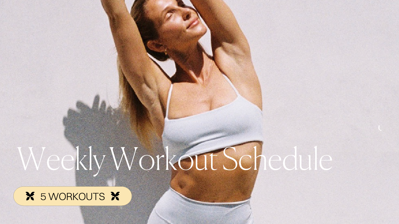 5 WORKOUTS FOR THIS WEEK
