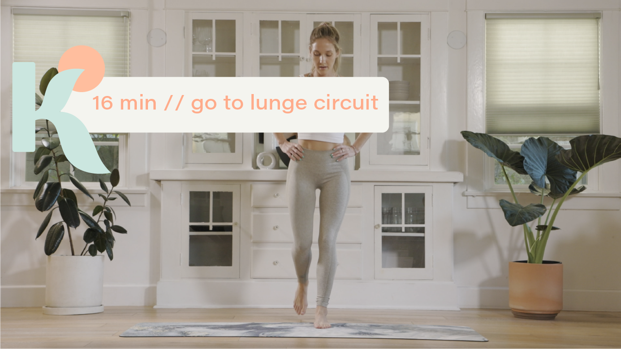 16 Minute Go To Lunge Circuit