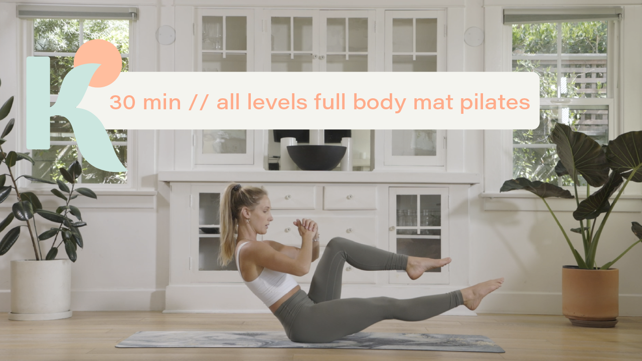 30 Minute All Levels Full Body Mat Pilates