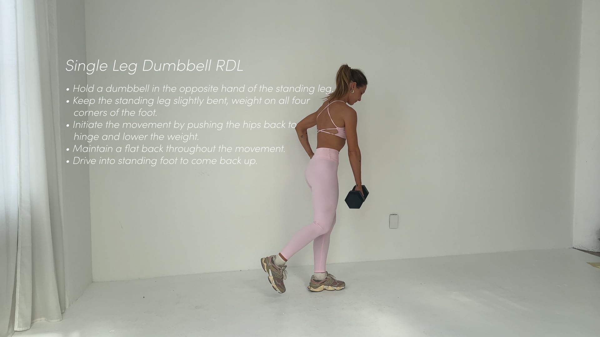 Single Leg Dumbbell RDL