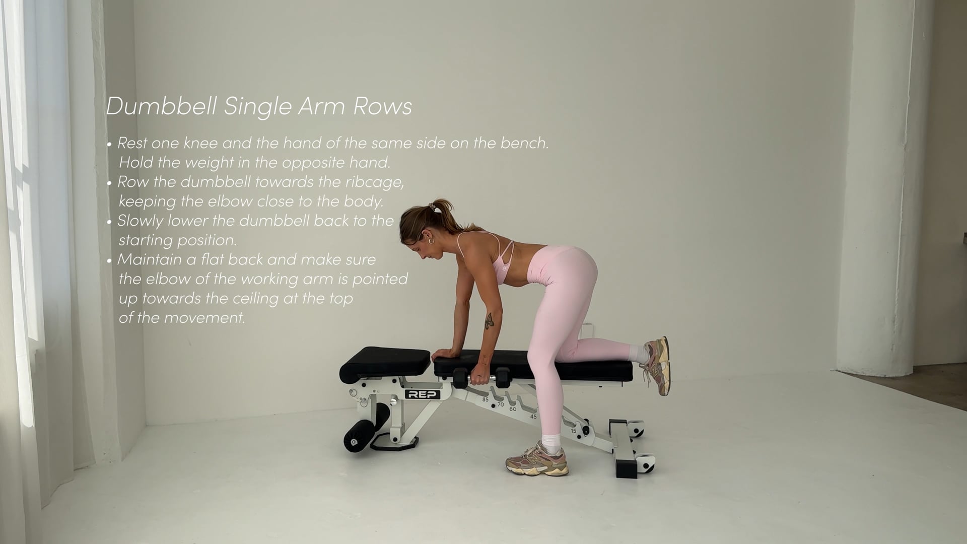 Dumbbell Single Arm Rows