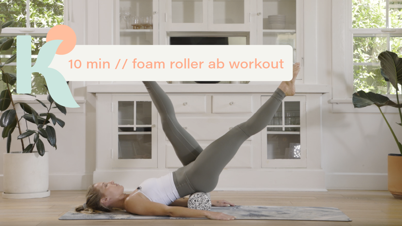 10 Minute Foam Roller Ab Workout