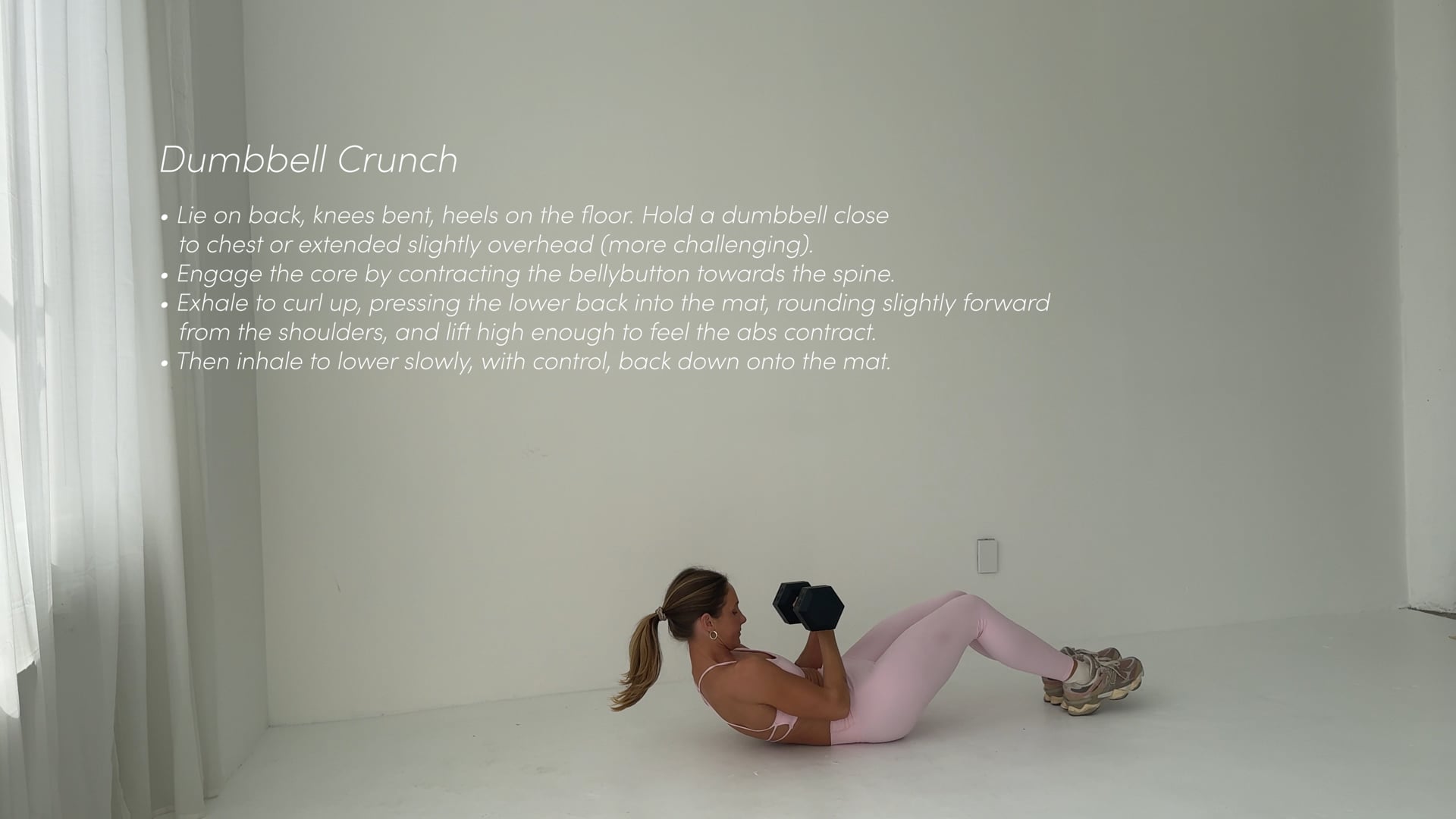 Dumbbell Crunch