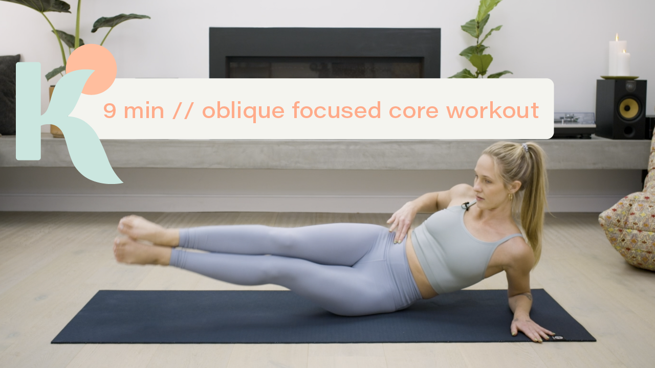 9 Minute Oblique Focused Core Workout