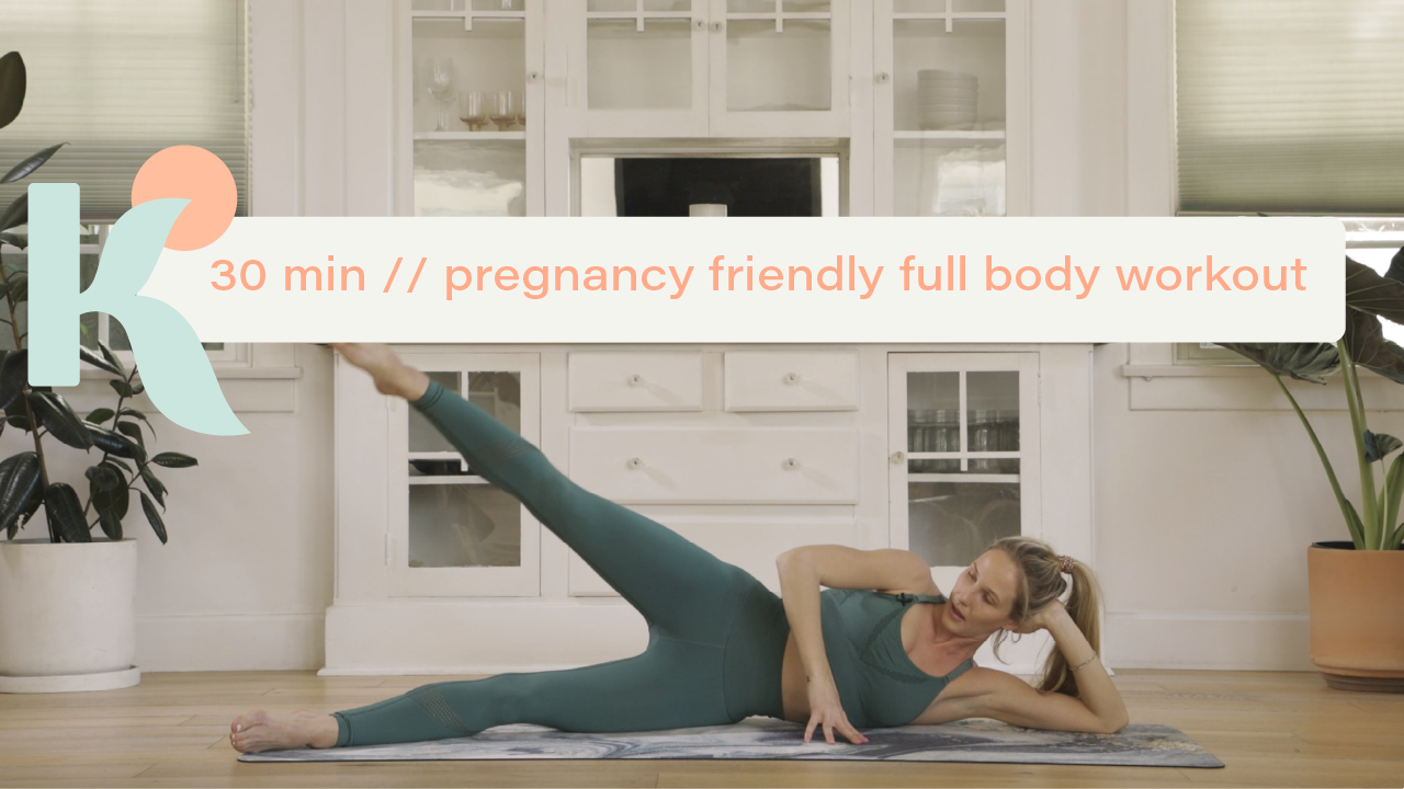30 Minute Pregnancy Friendly Full Body Workout 