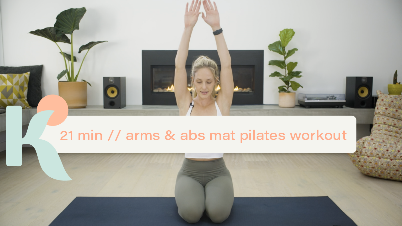 21 Minute Arms & Abs Mat Pilates Workout