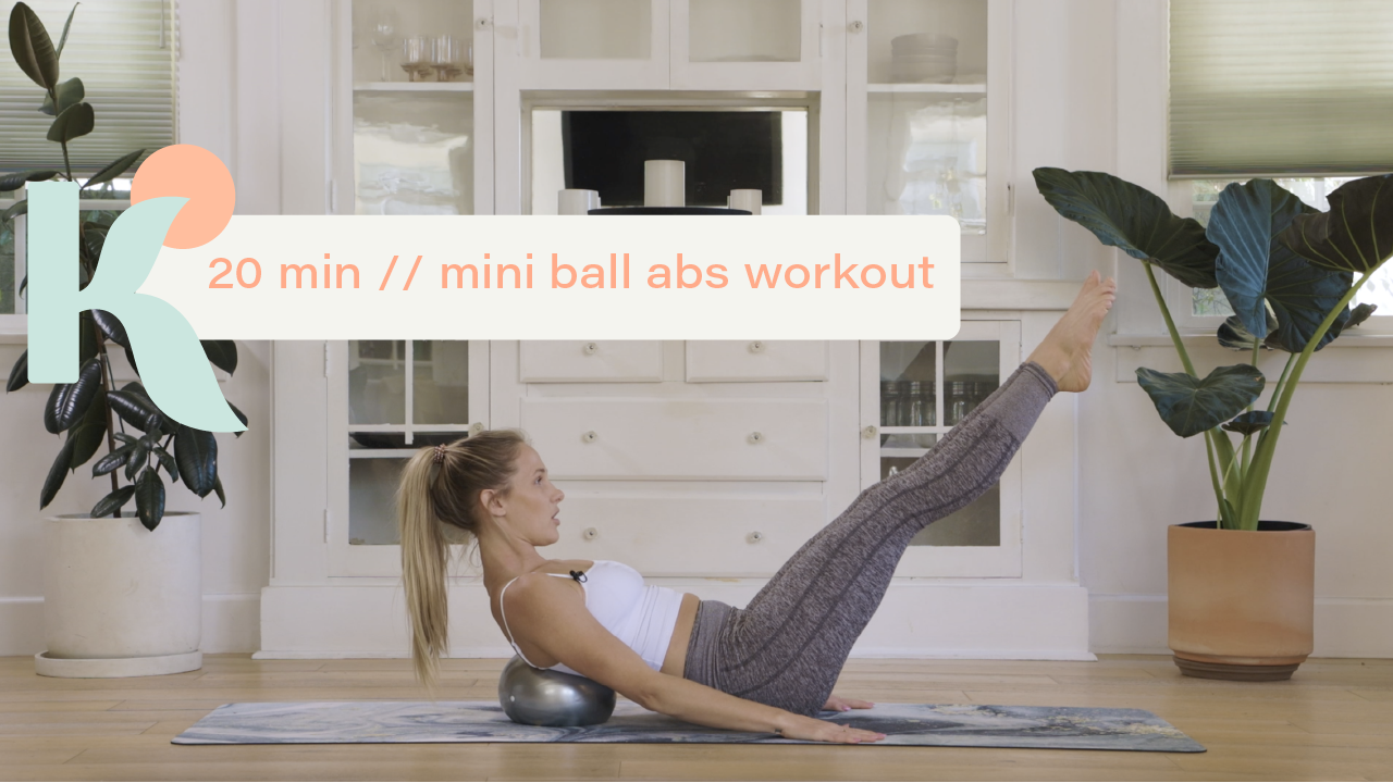20 Minute Mini Ball Abs Workout