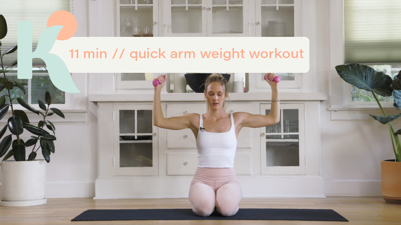 11 Minute Quick Arm Weight Workout