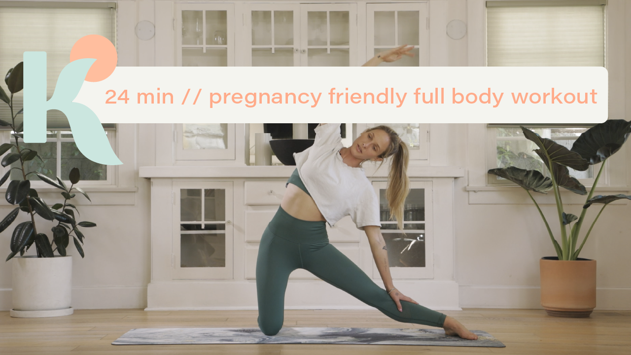 24 Minute Pregnancy Friendly Full Body Workout