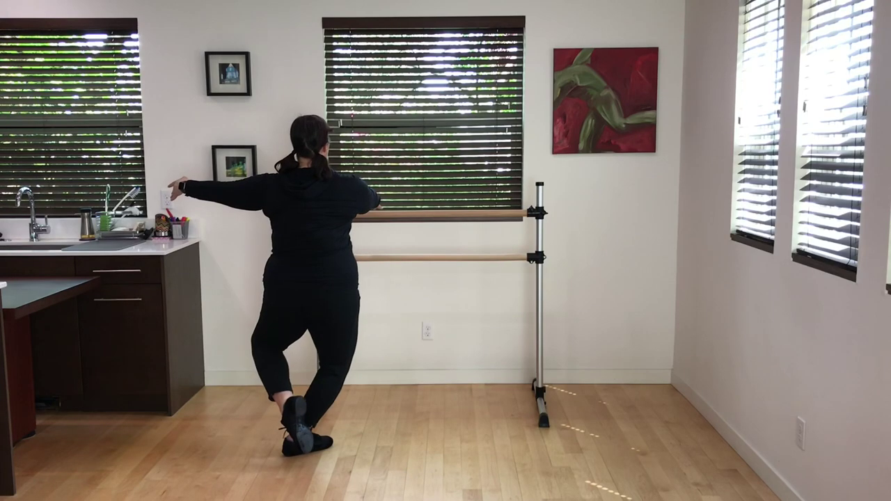 L 1 Ballet Skill Pas de Bourrée at the Barre