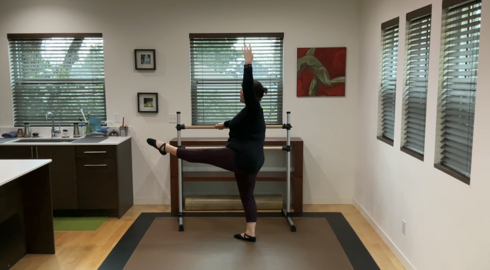 L 1.1 Ballet Barre Grand Battement 2