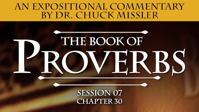 20 - E07 - Proverbs: An Expositional ...
