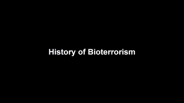 Supplemental Video: "The History of Bioterrorism"  (cdc.gov)