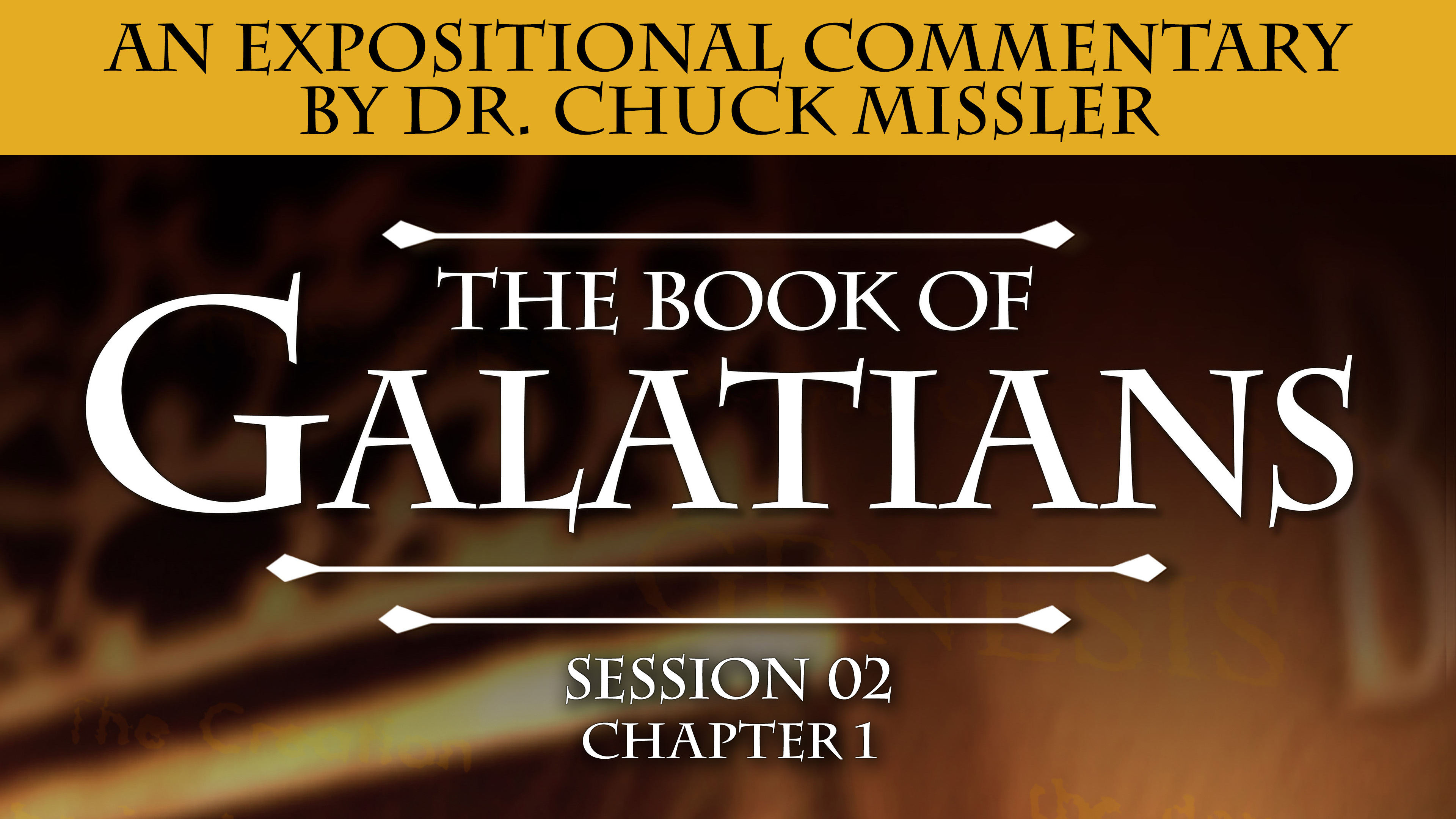 48 - E02 - Galatians: An Expositional Commentary