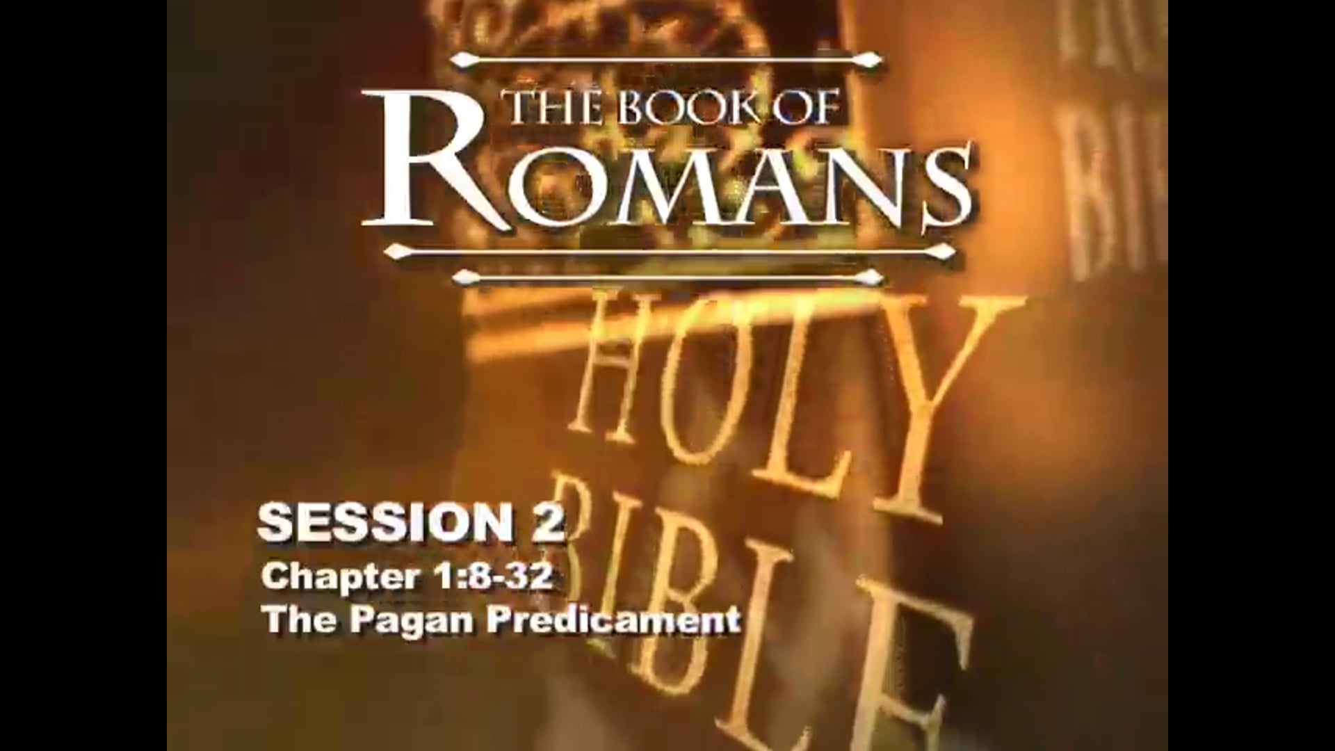 45 - E02 - Romans: An Expositional Commentar - Sessions - KHouse TV