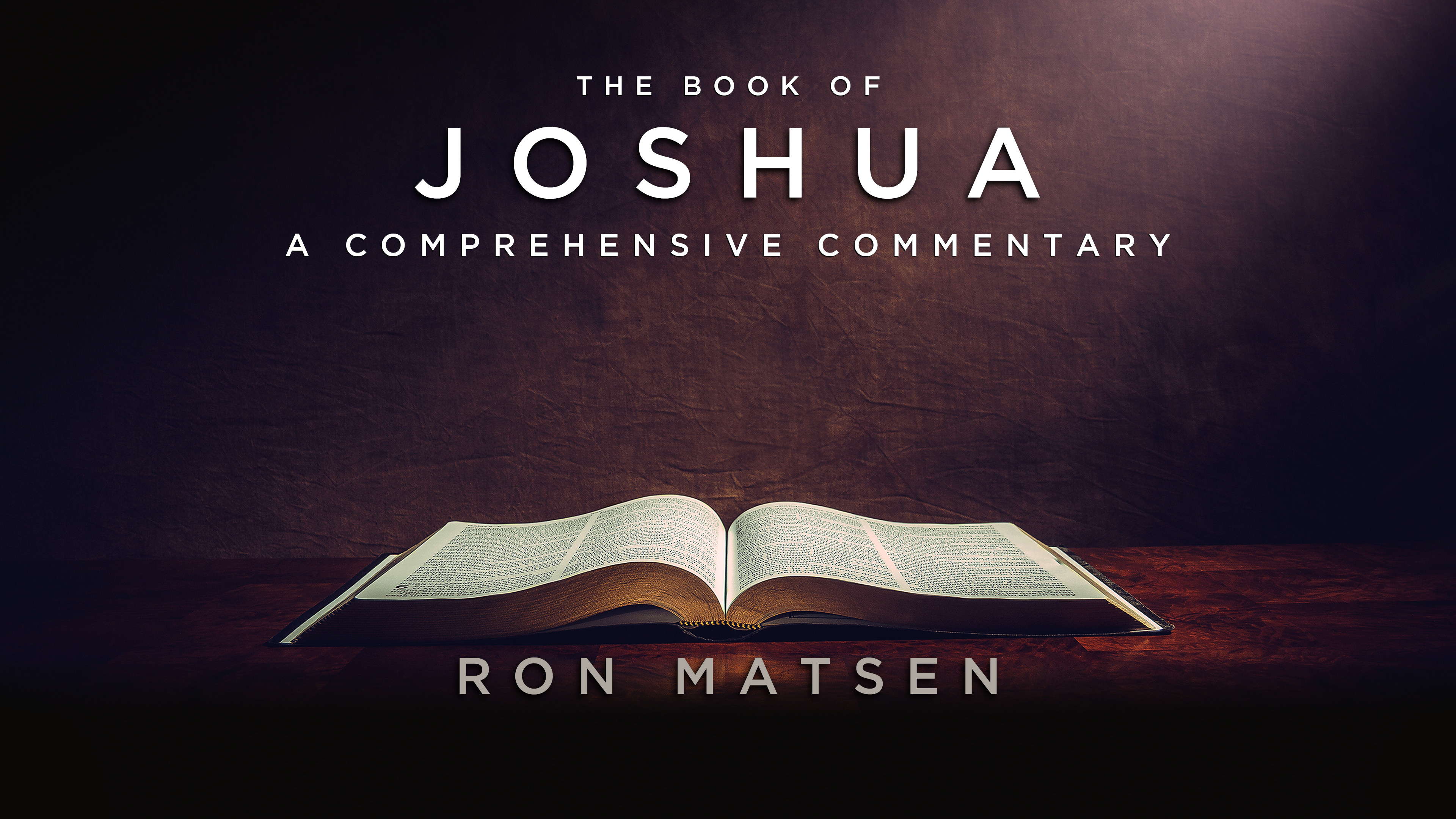 Joshua: A Comprehensive Commentary by Ron Matsen