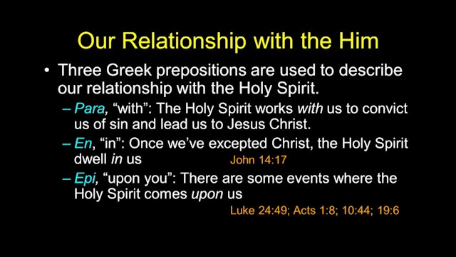 The Spiritual Gifts - Session 03
