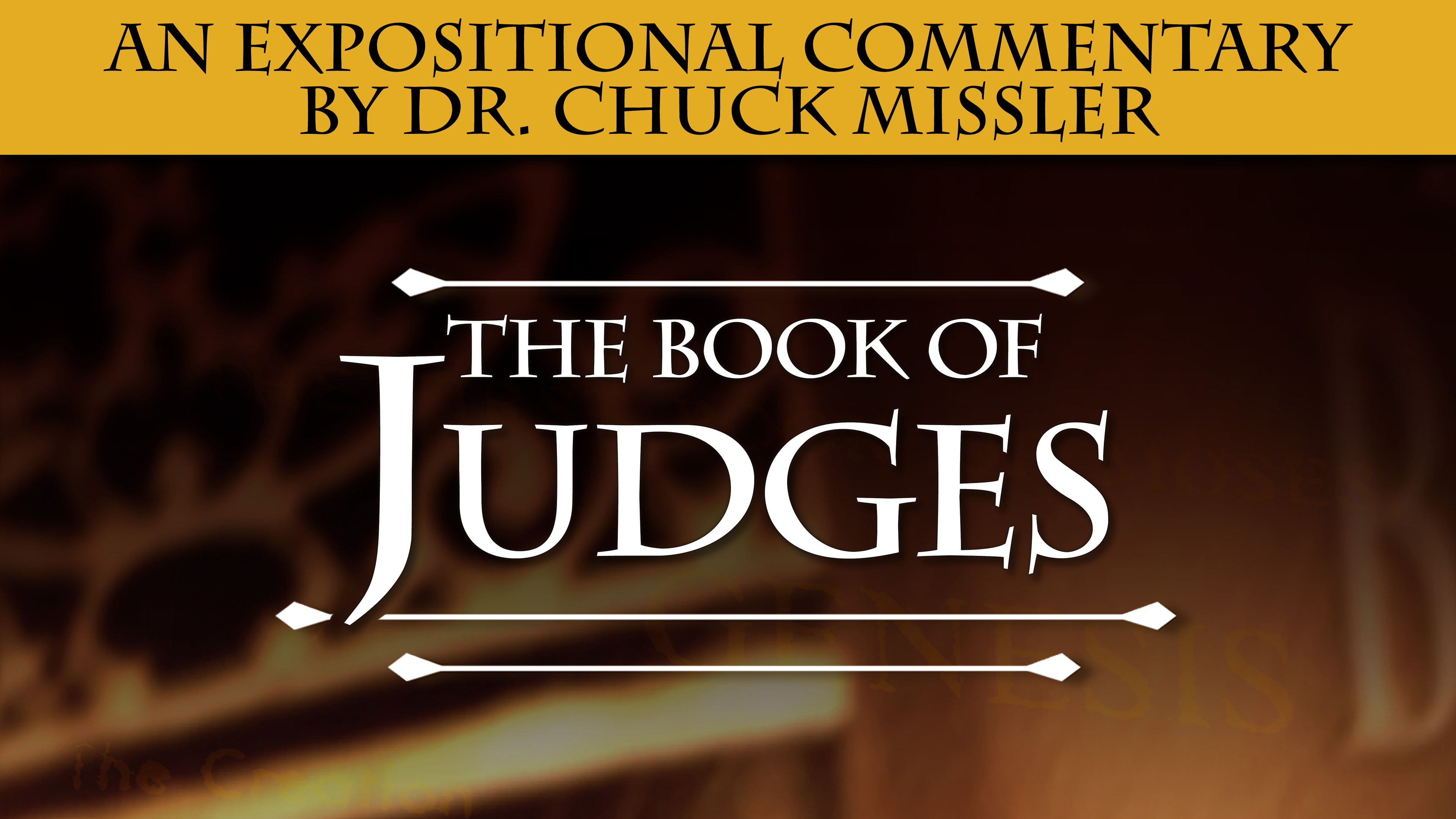 Judges: An Expositional Commentary - KHouse TV