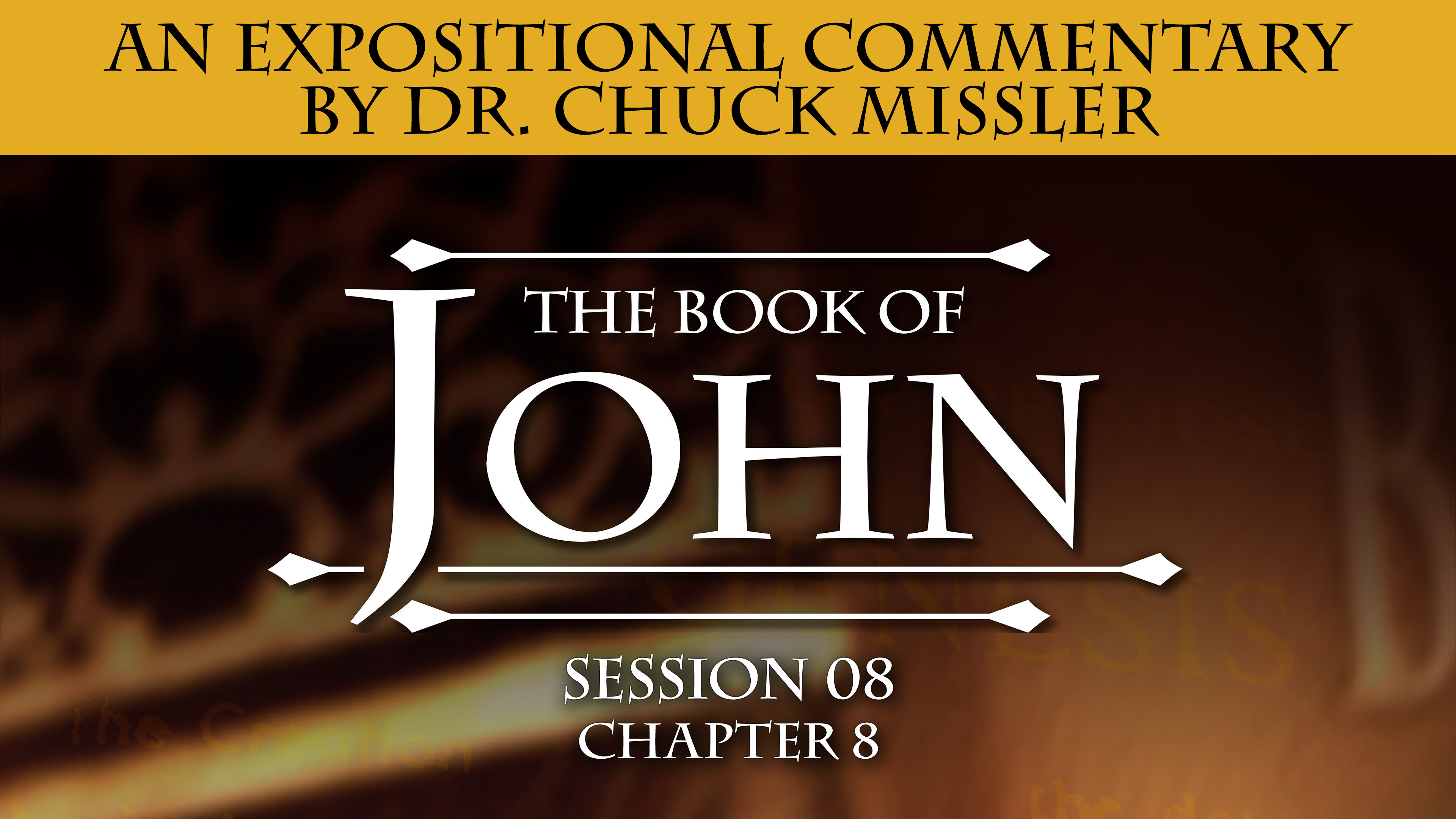 43 - E08 - John: An Expositional Commentary