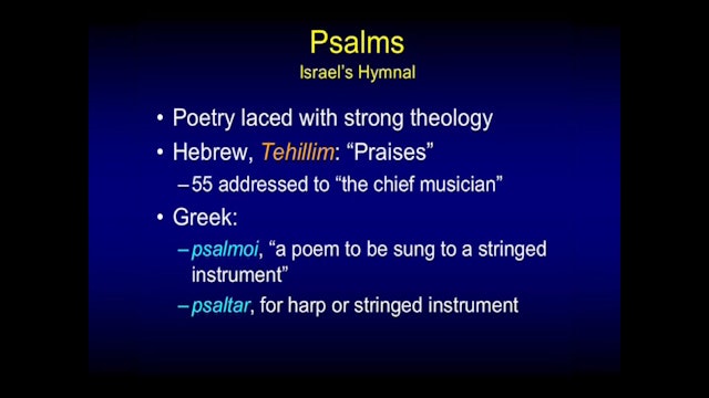 19 - E12 - Psalms: An Expositional Commentary