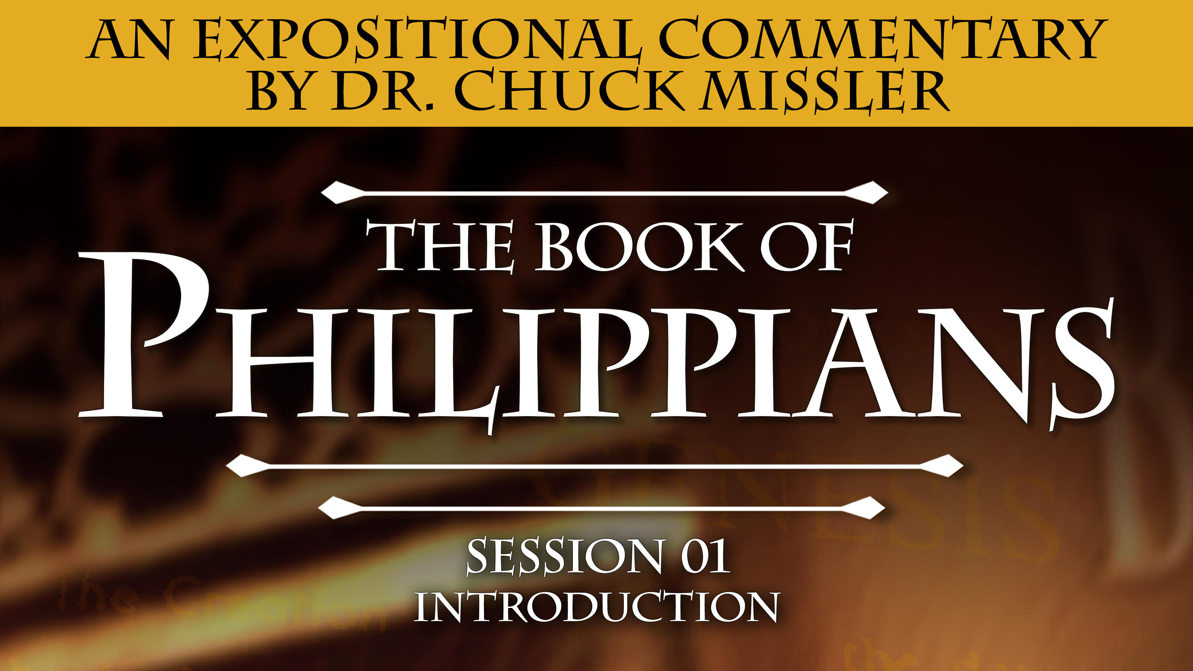 50 - E01 - Philippians: An Expositional Commentary