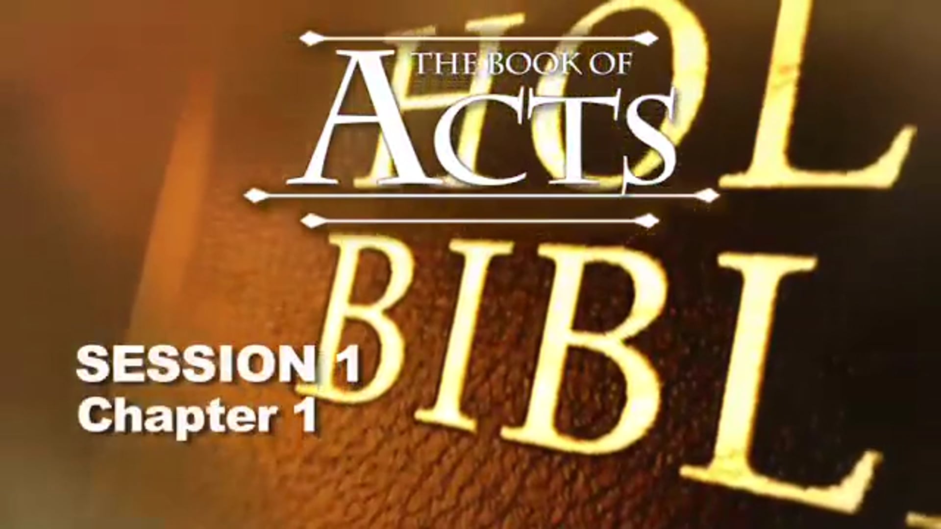 44 - E01 - Acts: An Expositional Commentary - Sessions - KHouse TV