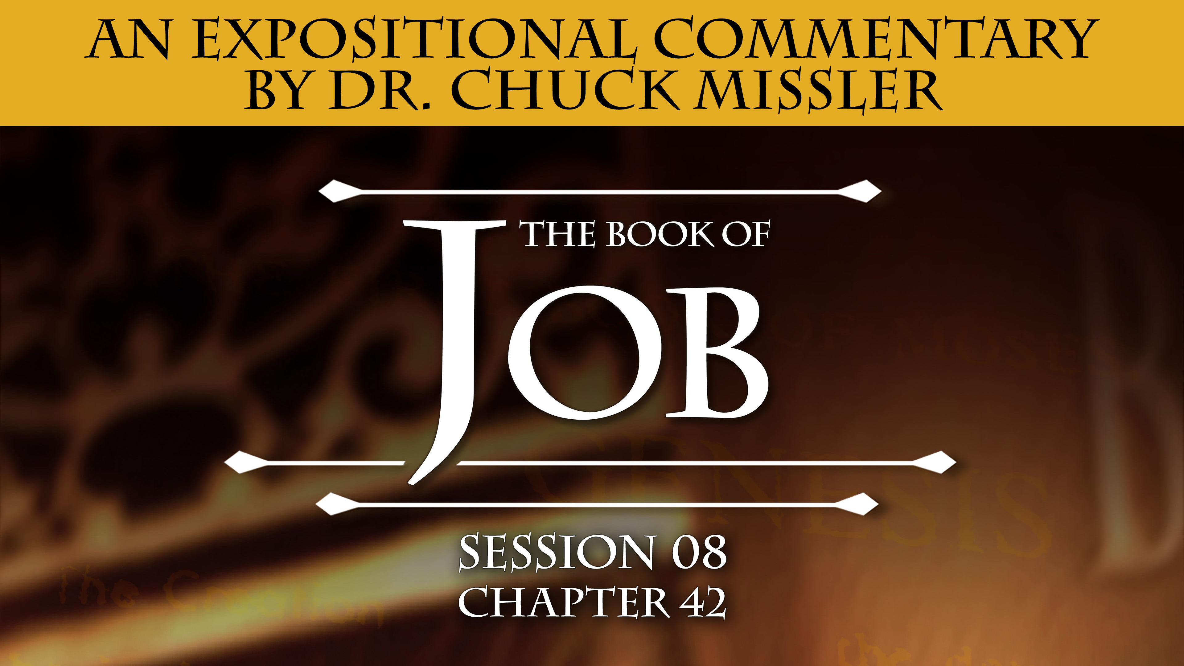 18 - E08 - Job: An Expositional Commentary