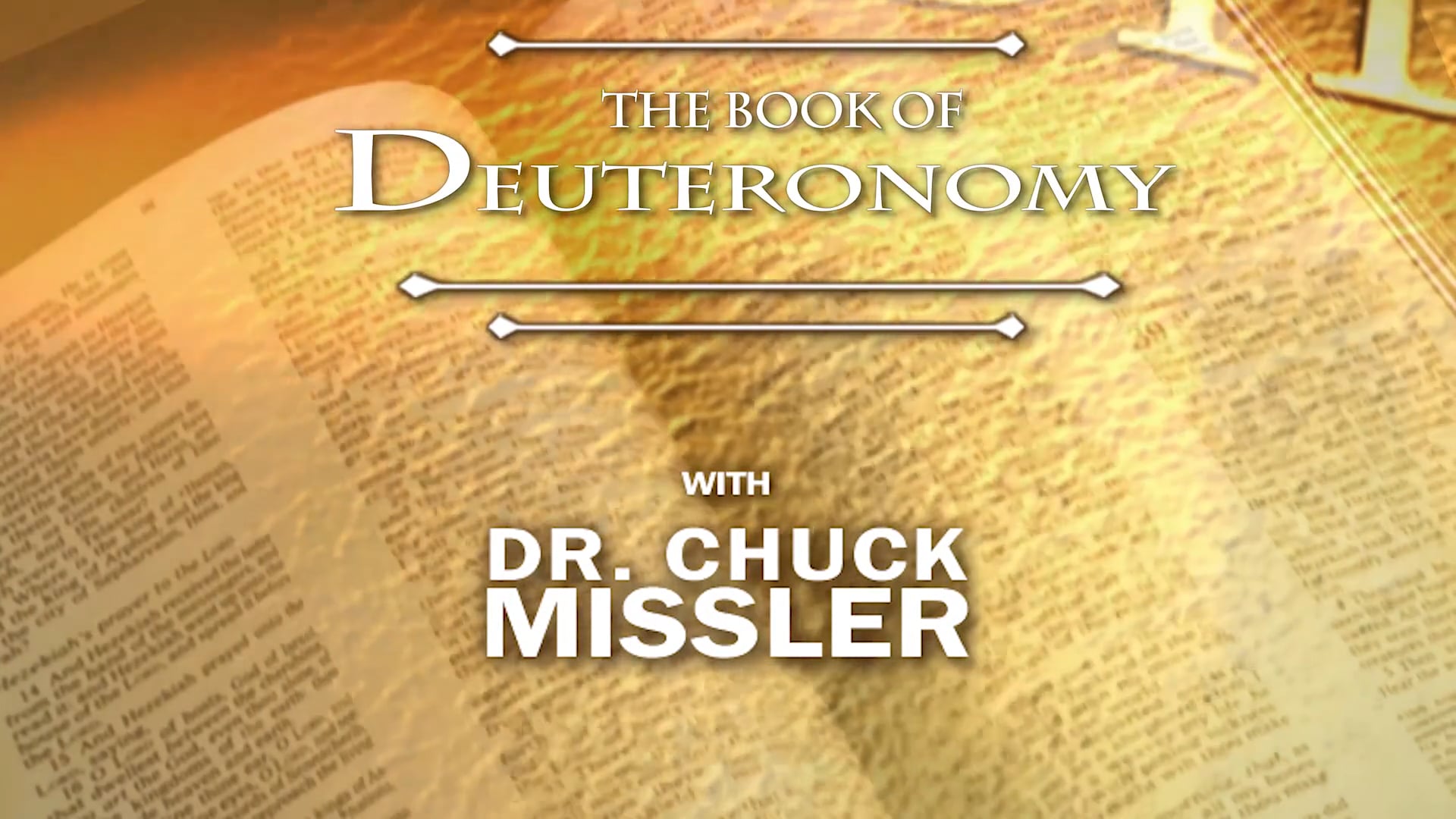 Deuteronomy: An Expositional Commentary - KHouse TV