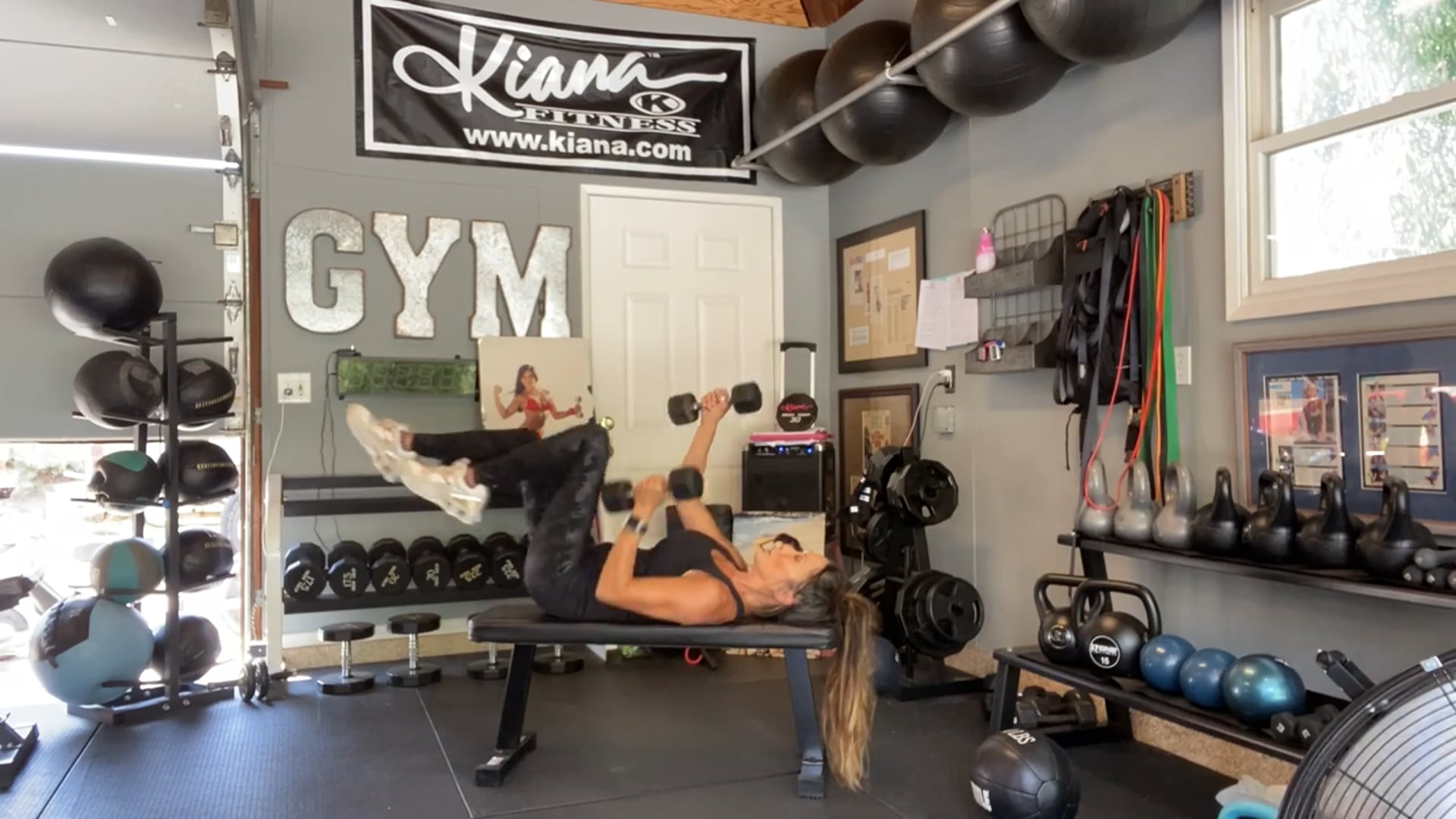 Kiana Tom_ Chest Press Bicycles for Abs, Chest & Triceps | Exercise Demo