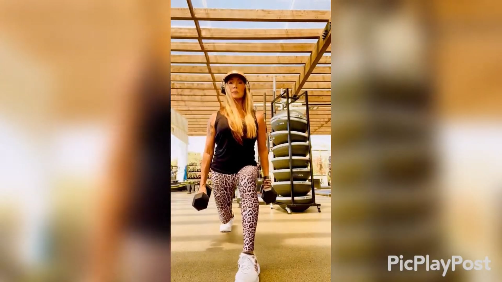 Legs Biceps - Demo: Rev Lunge Curls