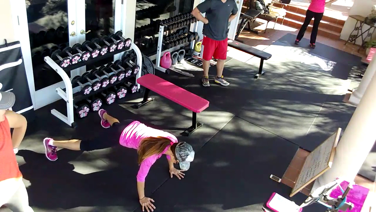 Chest Shoulders Triceps - Demo: Plank Taps