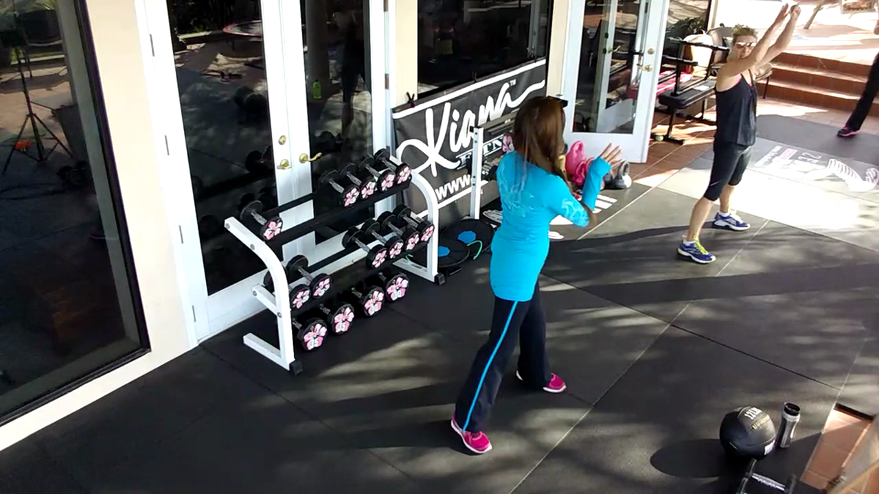 Legs - Demo:  Exercise Squat and Toss