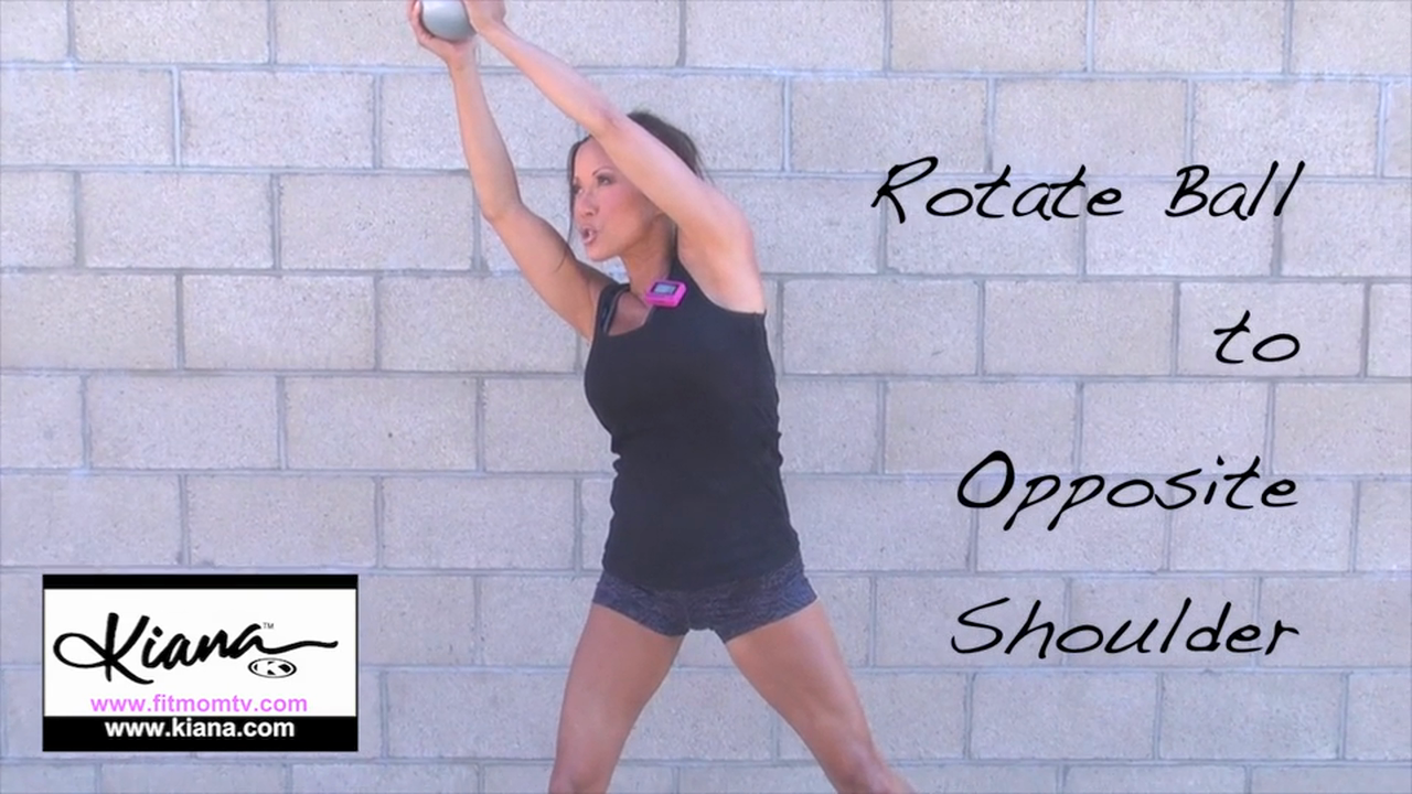 Legs Shoulders Core Back - Demo:  Exercise-Lunge-Rotation
