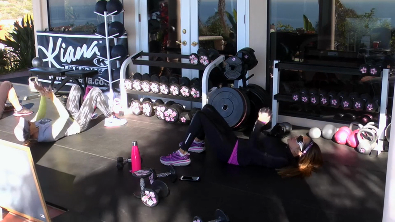 ABS & CORE:  Flat Abs & Killer Core-ball or Weight