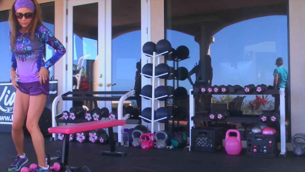 TOTAL BODY BLAST: 40M weights bench