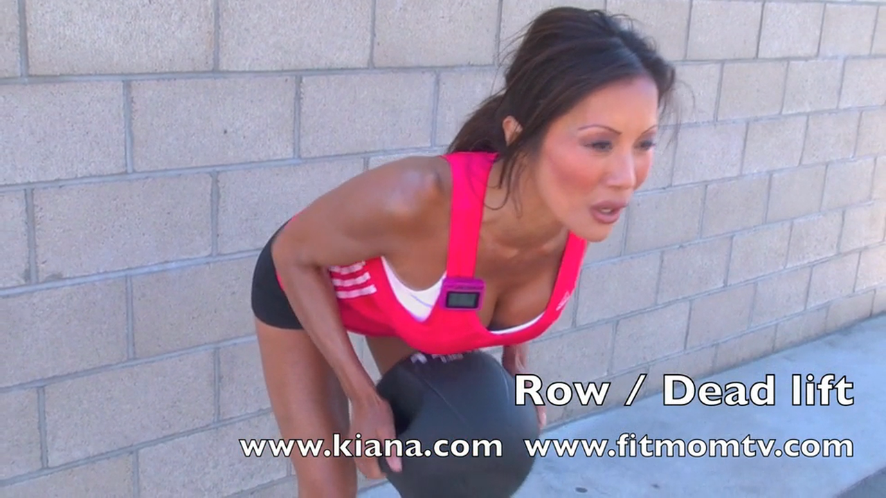 Back Hamstrings - Demo:  Exercise Row Deadlifts