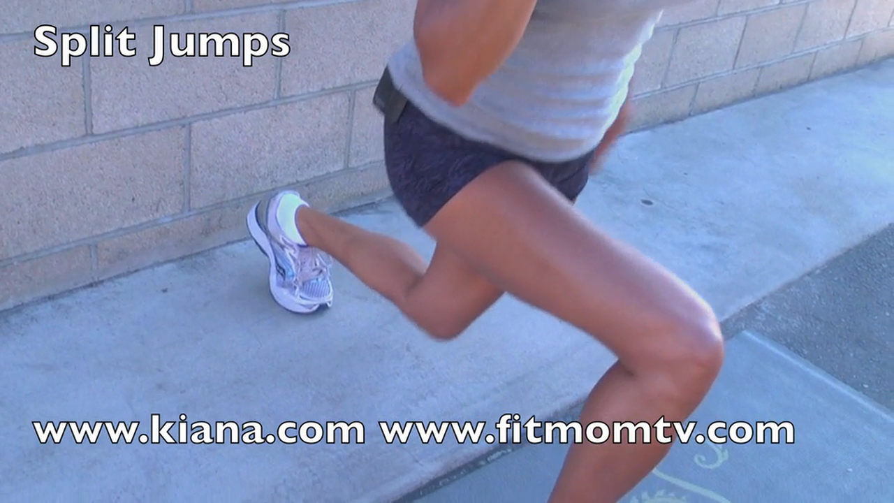 Legs Booty Cardio - Demo: Split Jumps