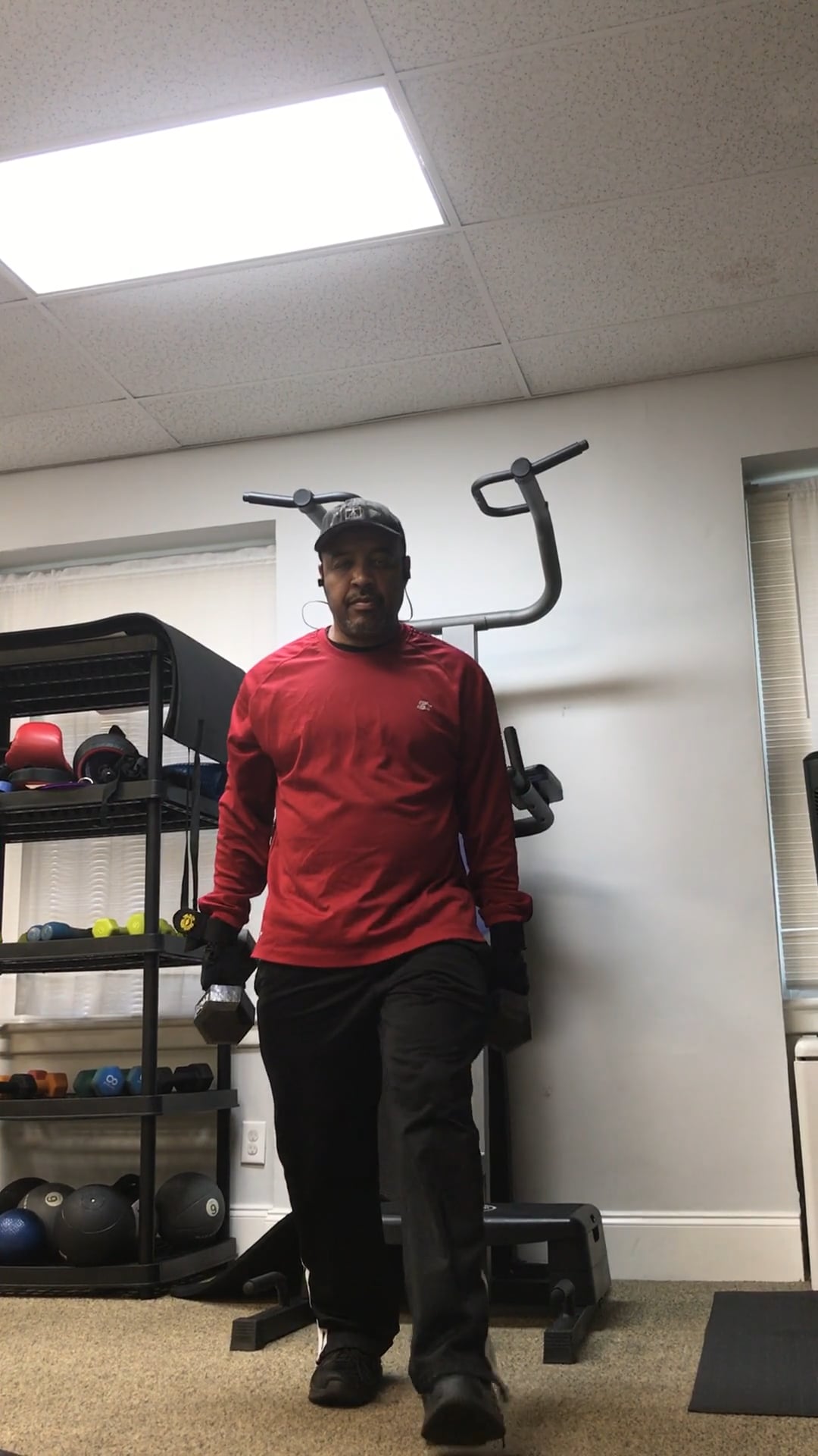 Front Lunge & Hammer Curl