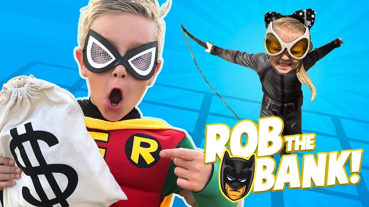 Rob the Bank: Robin and Catwoman