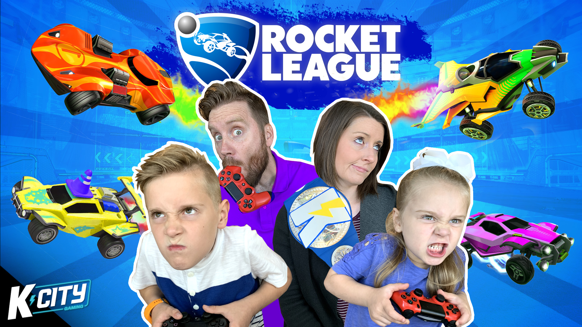 Rocket League Family Battle!