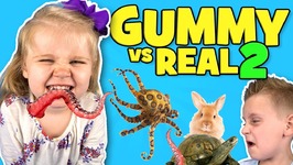 Gummy Food vs Real Food Challenge Part 2