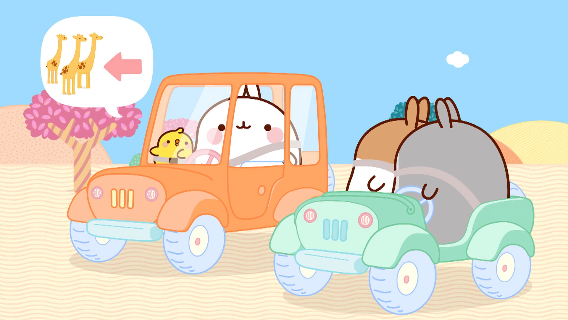 Molang: The Sled | The Piano | Safari | The Jungle | The Rodeo | At the Circus