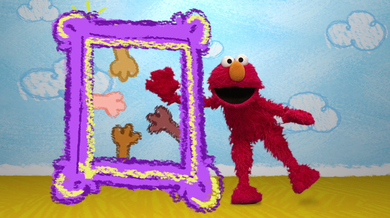 Elmo's Wonderful World: Skin