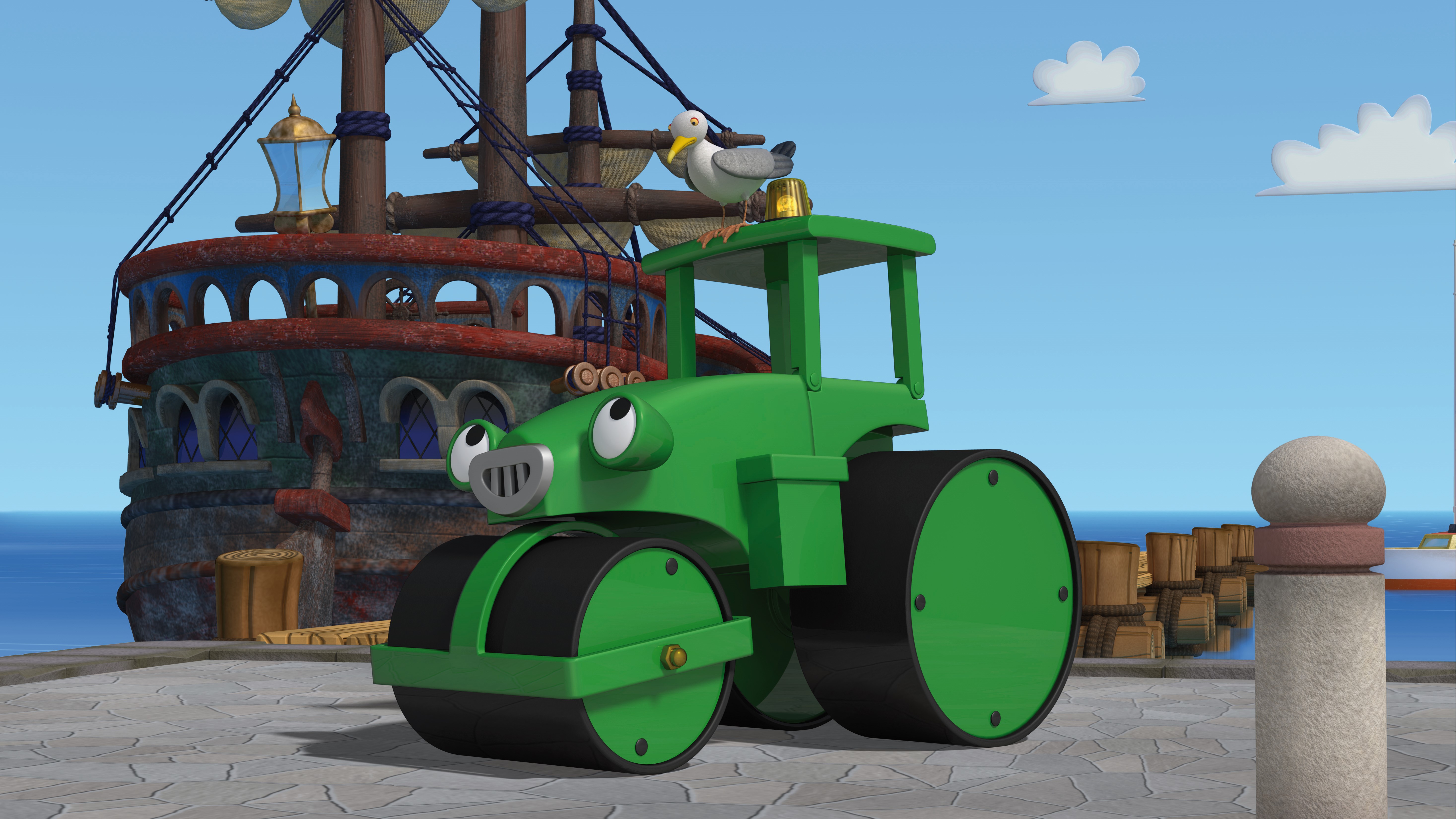 Dizzy Finds a Pirate | Roley and the Seagull