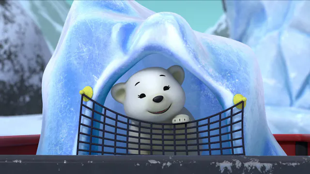 Pups Save a Windswept Polar Bear Cub ...