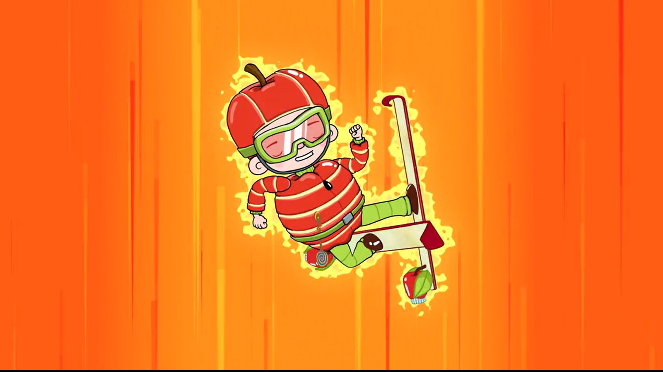 Apple Skier | Pepper Games