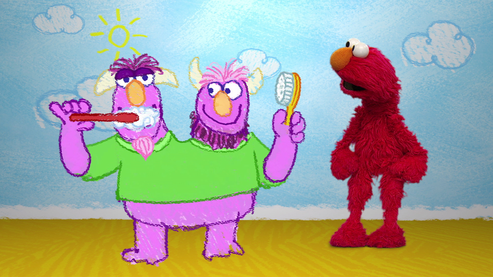 Elmo's Wonderful World: Routines