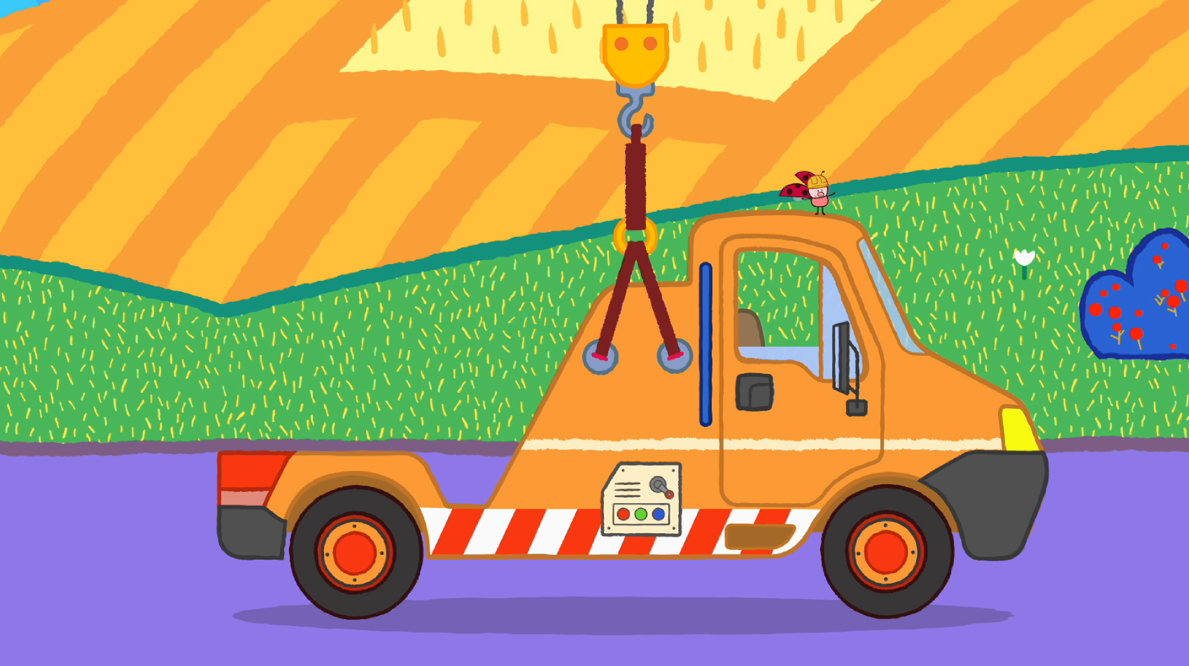 Louie & Yoko Build: a Farm Tractor, a Swimming Pool, and a Tow Truck